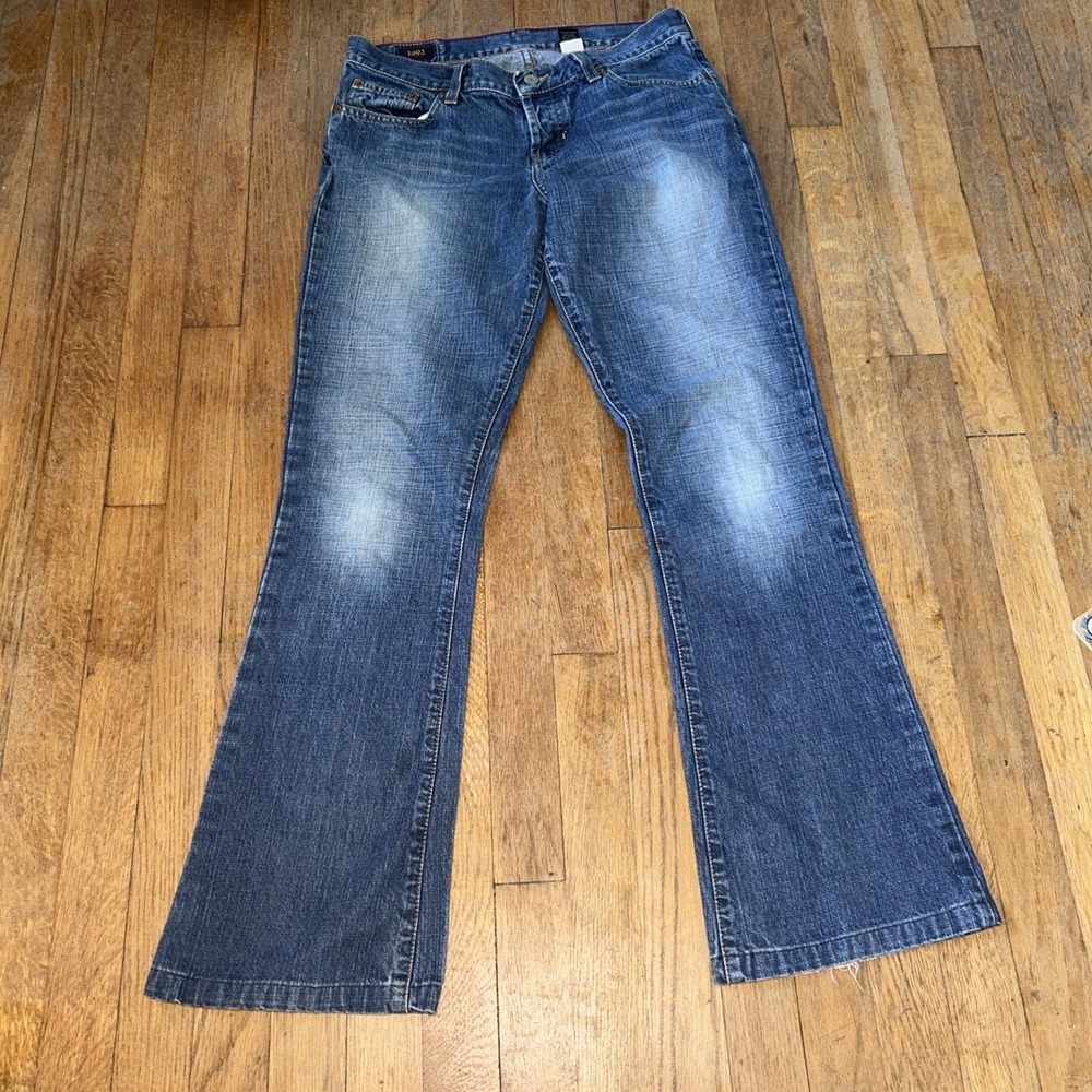 Vintage Abercrombie & Fitch Jeans Flare‎ 1892 Distressed Women 2L Button Fly